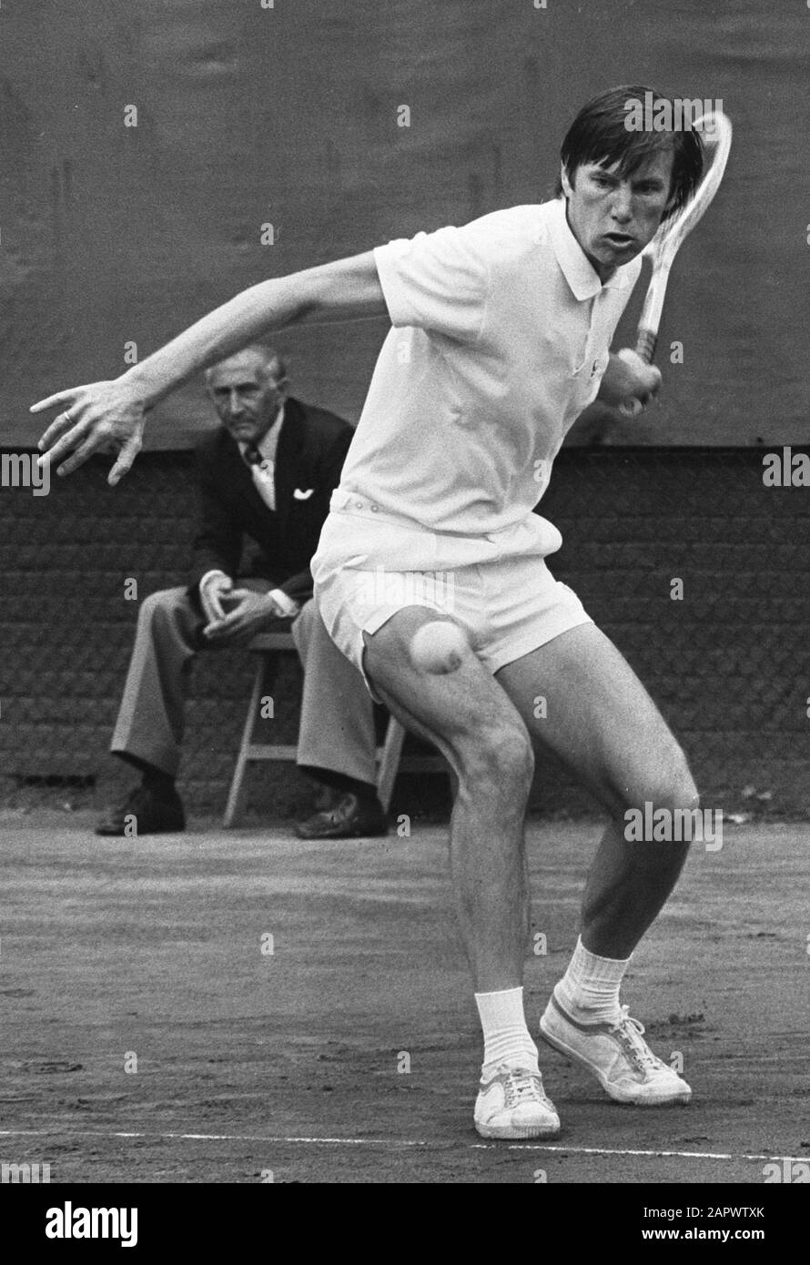 International Tennis Championships 1975 at the Melkhuisje in Hilversum