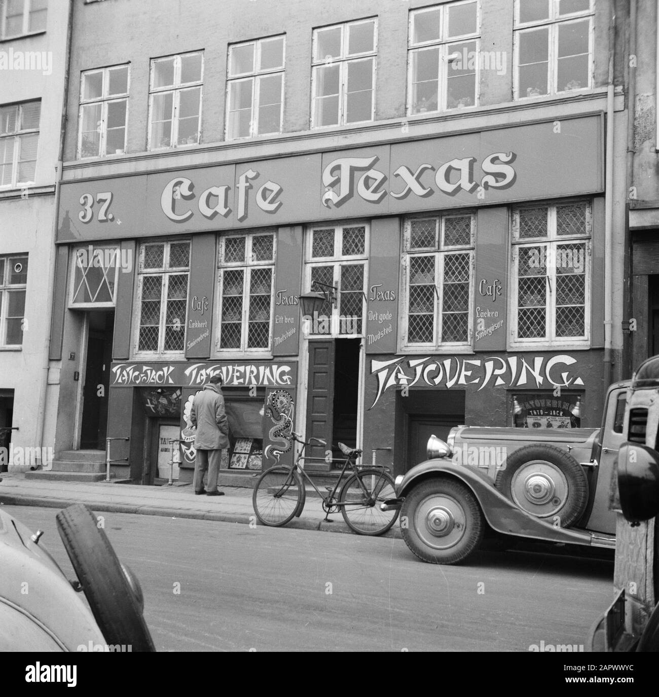 Visit to a tattoo shop in Copenhagen Under Café Texas is the tattoo