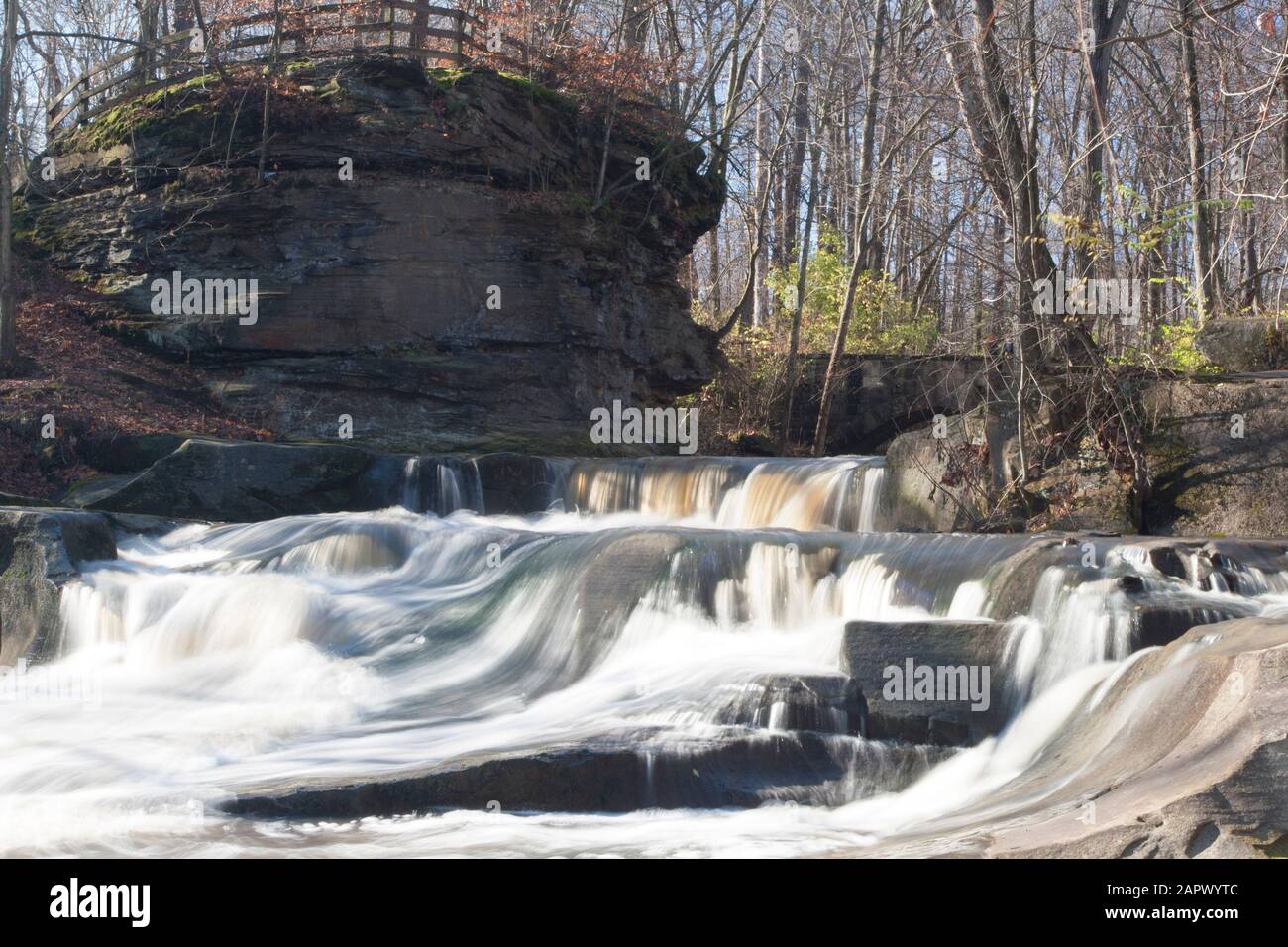 David Fortier Park, Olmsted Falls, Ohio Stock Photo Alamy
