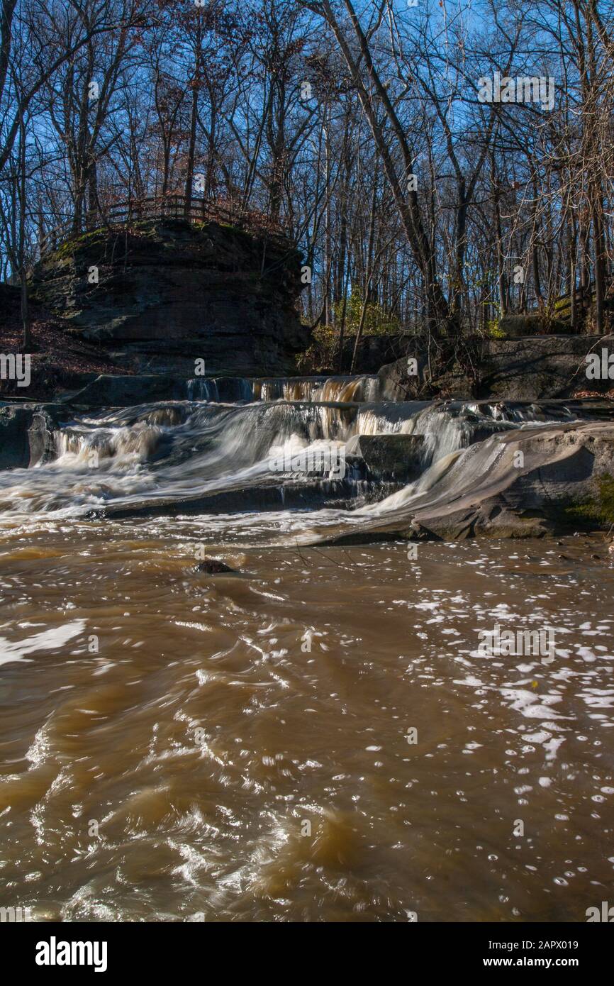 David Fortier Park, Olmsted Falls, Ohio Stock Photo - Alamy