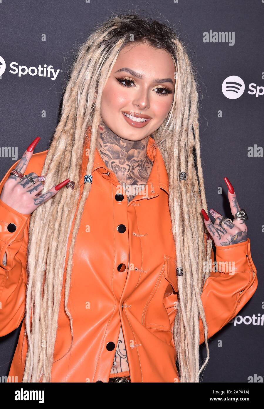 WEST HOLLYWOOD, CA - JANUARY 23: Zhavia Ward attends at the Spotify