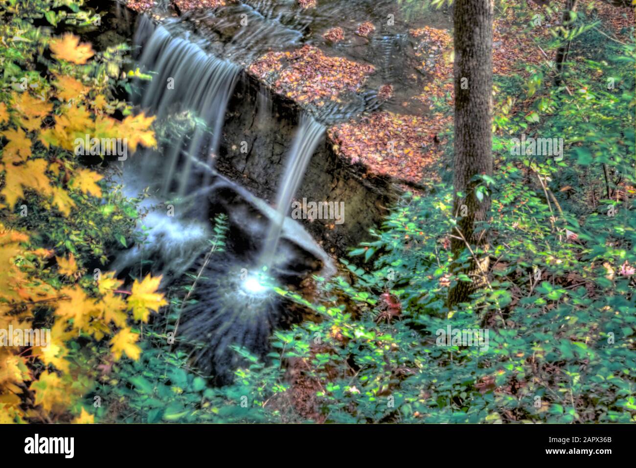 Indian Run Falls, Dublin, Ohio Stock Photo - Alamy