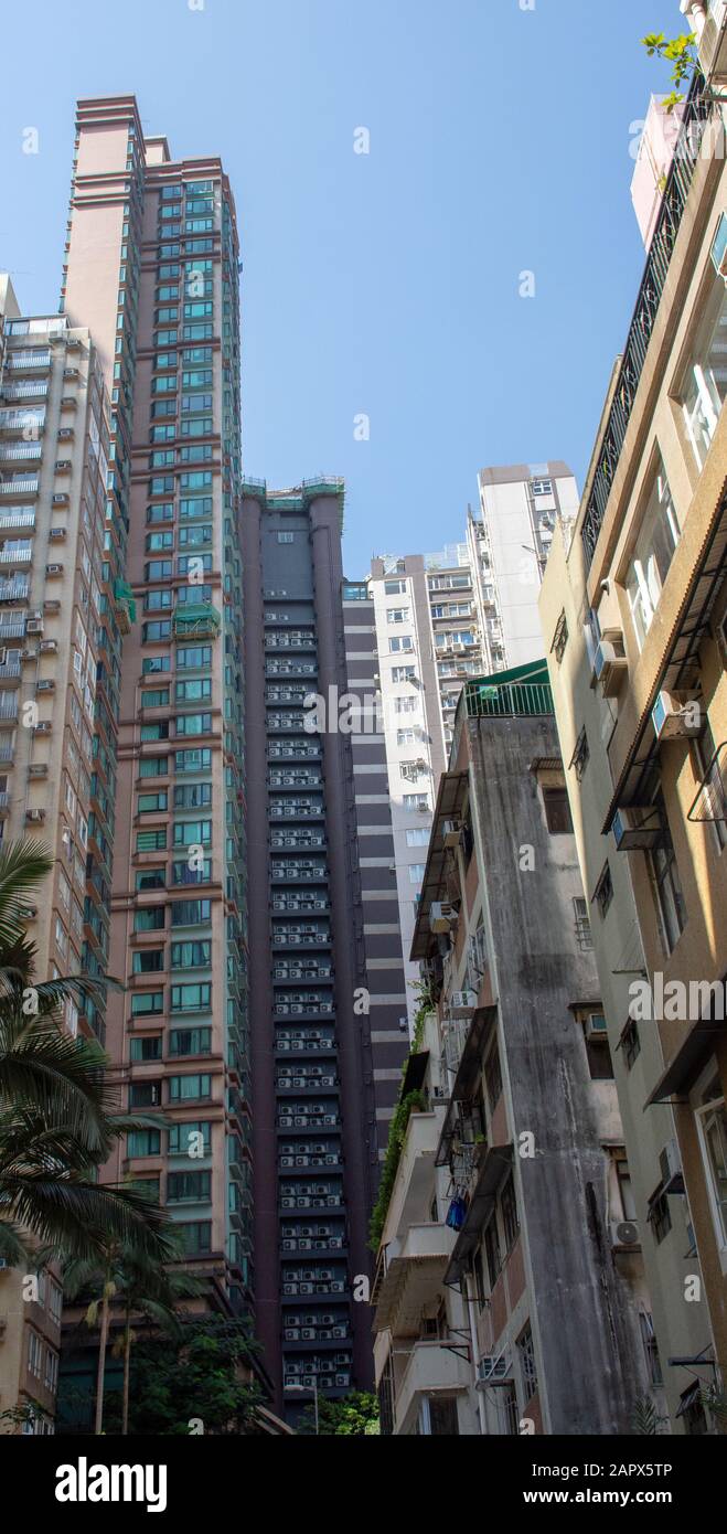 Buildings at Mid Levels in Hong Kong Stock Photo Alamy