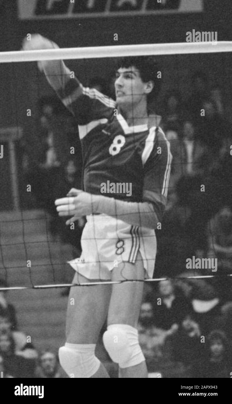 Pre-Olympic volleyball tournament; Netherlands versus Belgium; Ron Zwerver; Stock Photo