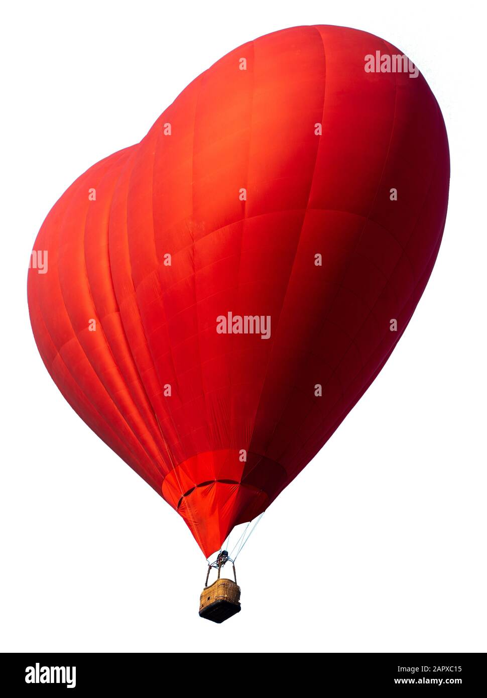 Isolated photo of hot air balloon isolated on white background Stock ...