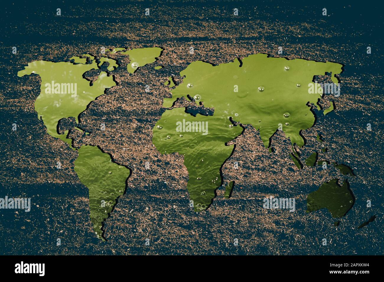 Roughly outlined world map with white background Stock Photo - Alamy