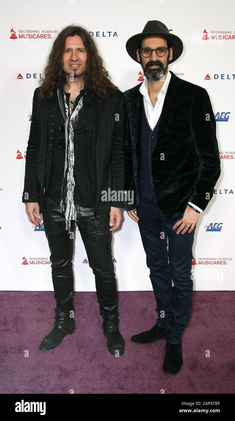 Los Angeles, USA. 24th Jan, 2020. Phil X, Cesar Gueikian attends MusiCares Person of the Year honoring Aerosmith at West Hall at Los Angeles Convention Center on January 24, 2020 in Los Angeles, California. Credit: MediaPunch Inc/Alamy Live News Stock Photo