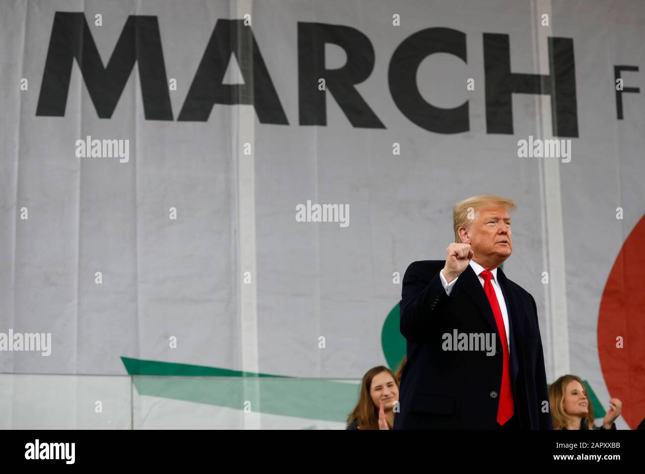 Trump fist pumps hi-res stock photography and images - Alamy