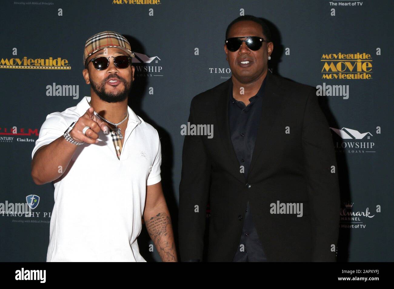 Romeo miller and master p aka percy robert miller hi-res stock