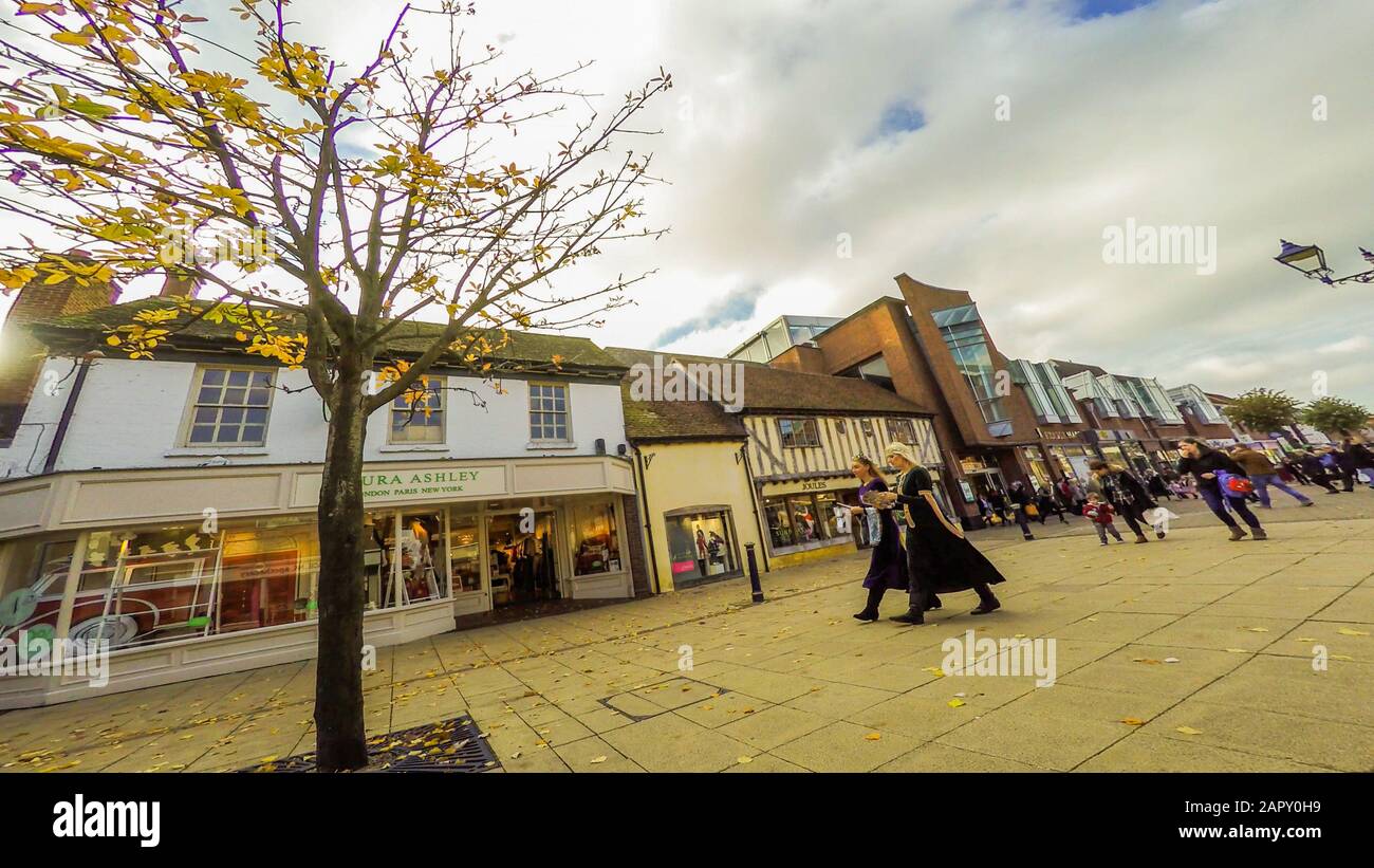solihull shopping england uk Stock Photo Alamy