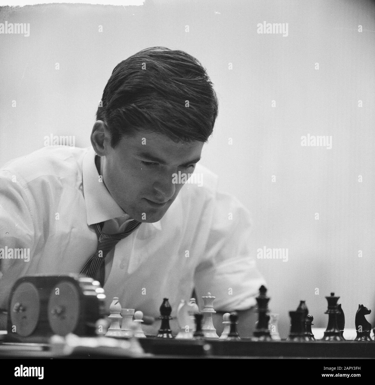 IBM chess tournament. Kick Langeweg Date: June 5, 1961 Keywords: Chess  Stock Photo - Alamy