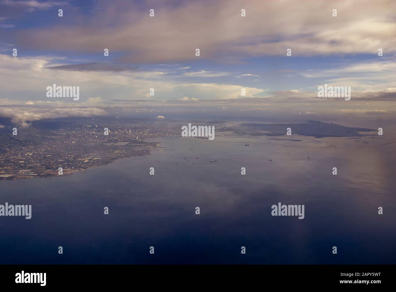 The coastline of Cebu in the Philippines Stock Photo