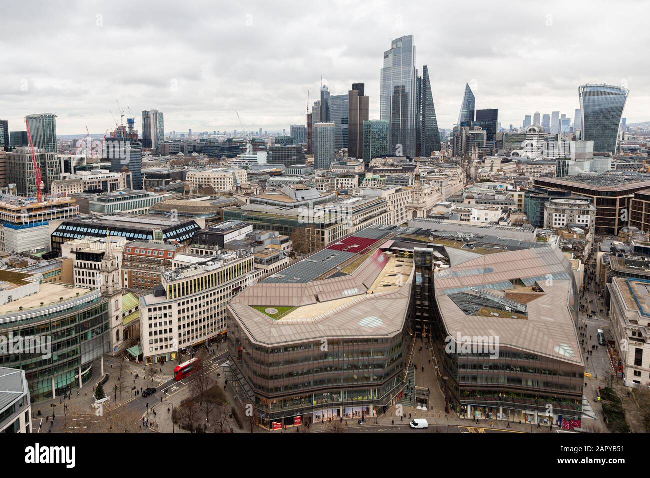 Aerial view of famous london hi-res stock photography and images - Alamy