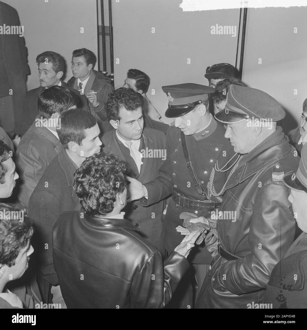 Turkish riot at Schiphol Airport, the Turks at Schiphol Date: January ...