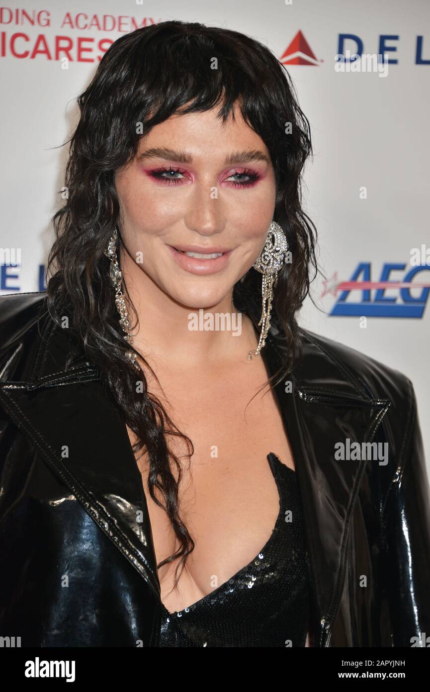 Los Angeles, USA. 24th Jan, 2020. Kesha 014 attends MusiCares Person of