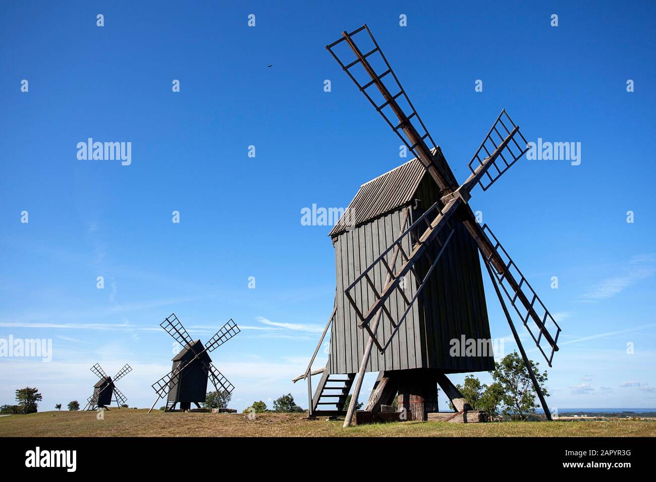 Windmills oland sweden hires stock photography and images Alamy