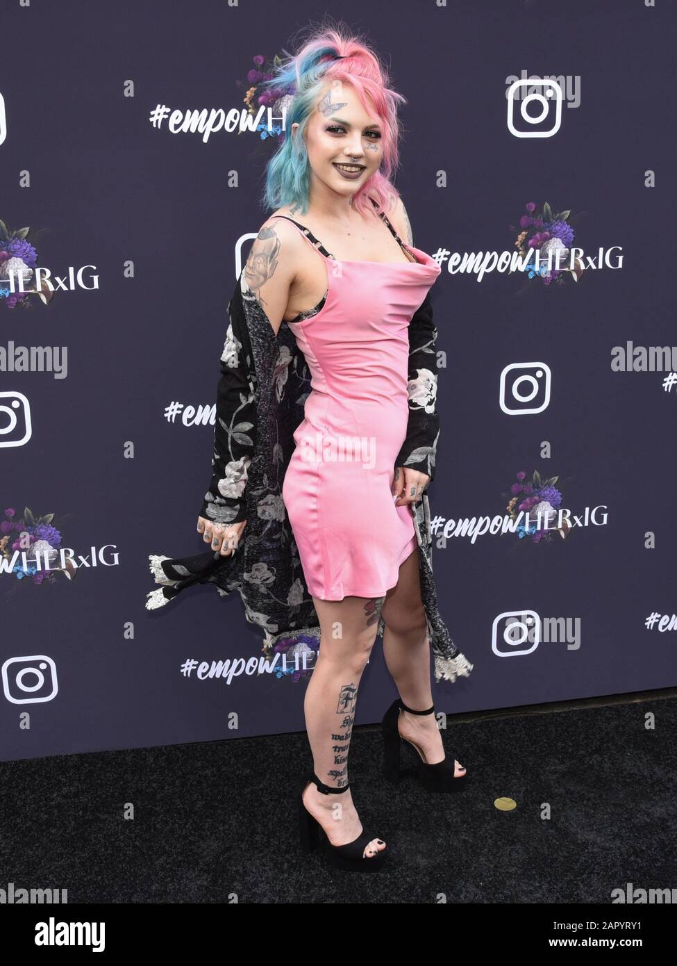 January 24, 2020, West Hollywood, CA, USA: Baby Goth attends the ...