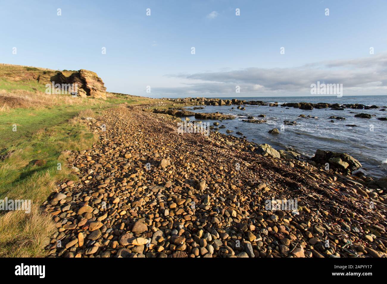 Fife Coastal Path, Scotland. Picturesque view of the Fife Coastal Path