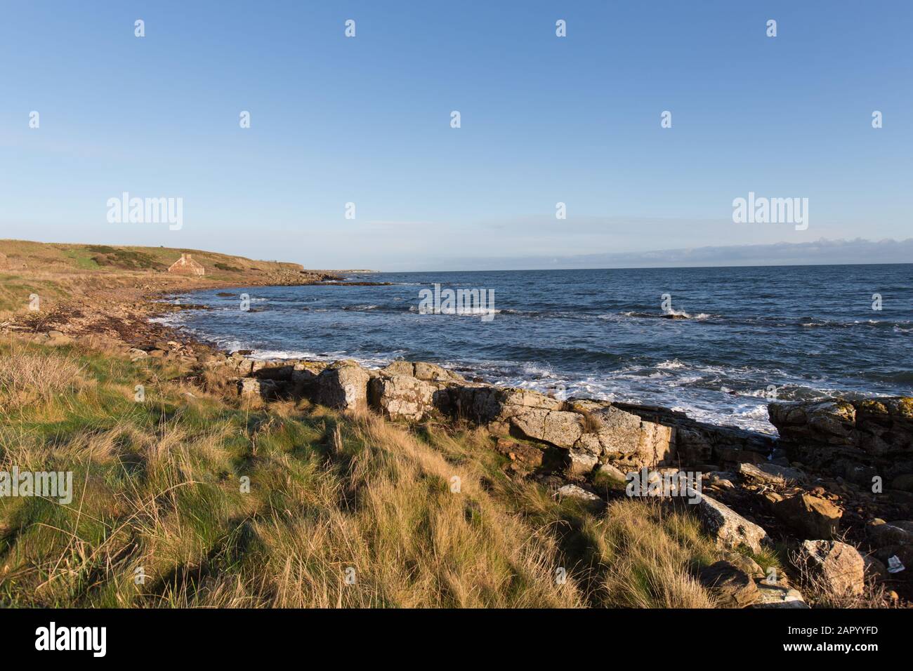 Fife Coastal Path, Scotland. Picturesque view of the Fife Coastal Path