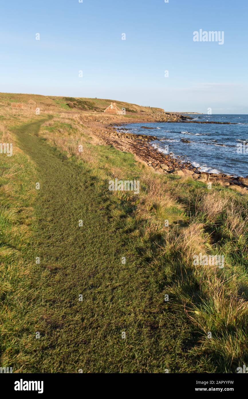 Fife Coastal Path, Scotland. Picturesque view of the Fife Coastal Path