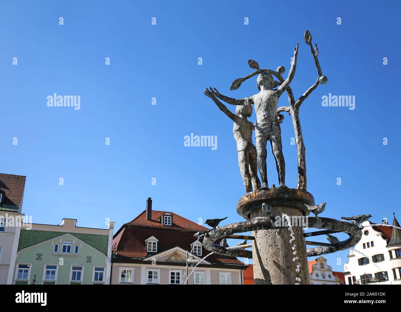 Kempten Baden-Württemberg/ Germany - 09 30 2019: Kempten is a city in ...