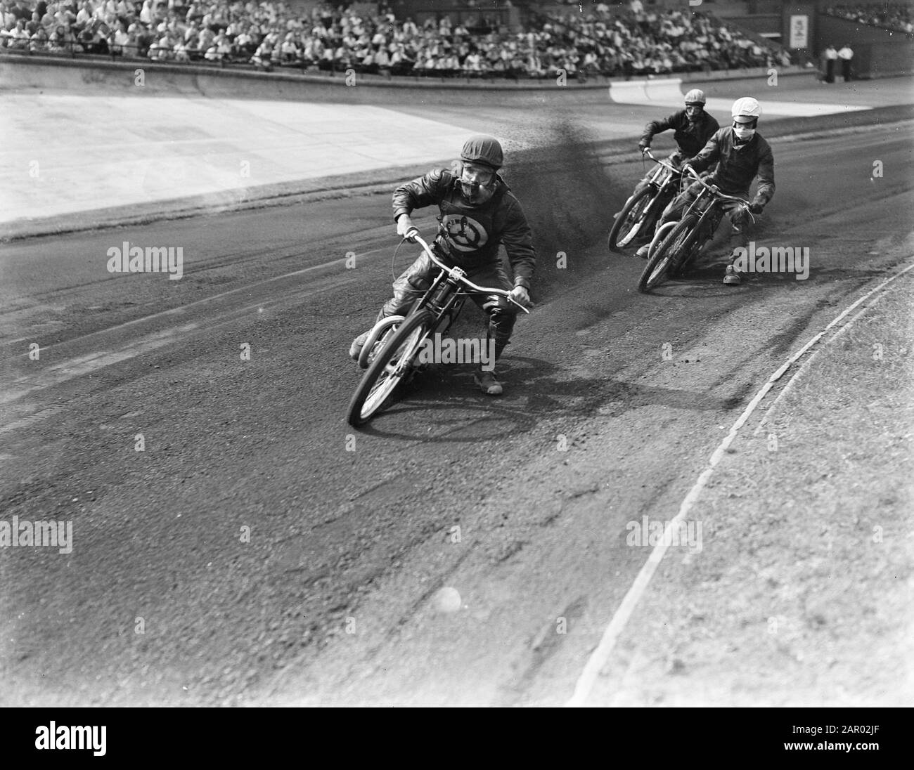Speedwayraces NewEngland in Olympic Stadium Date 30 July 1948