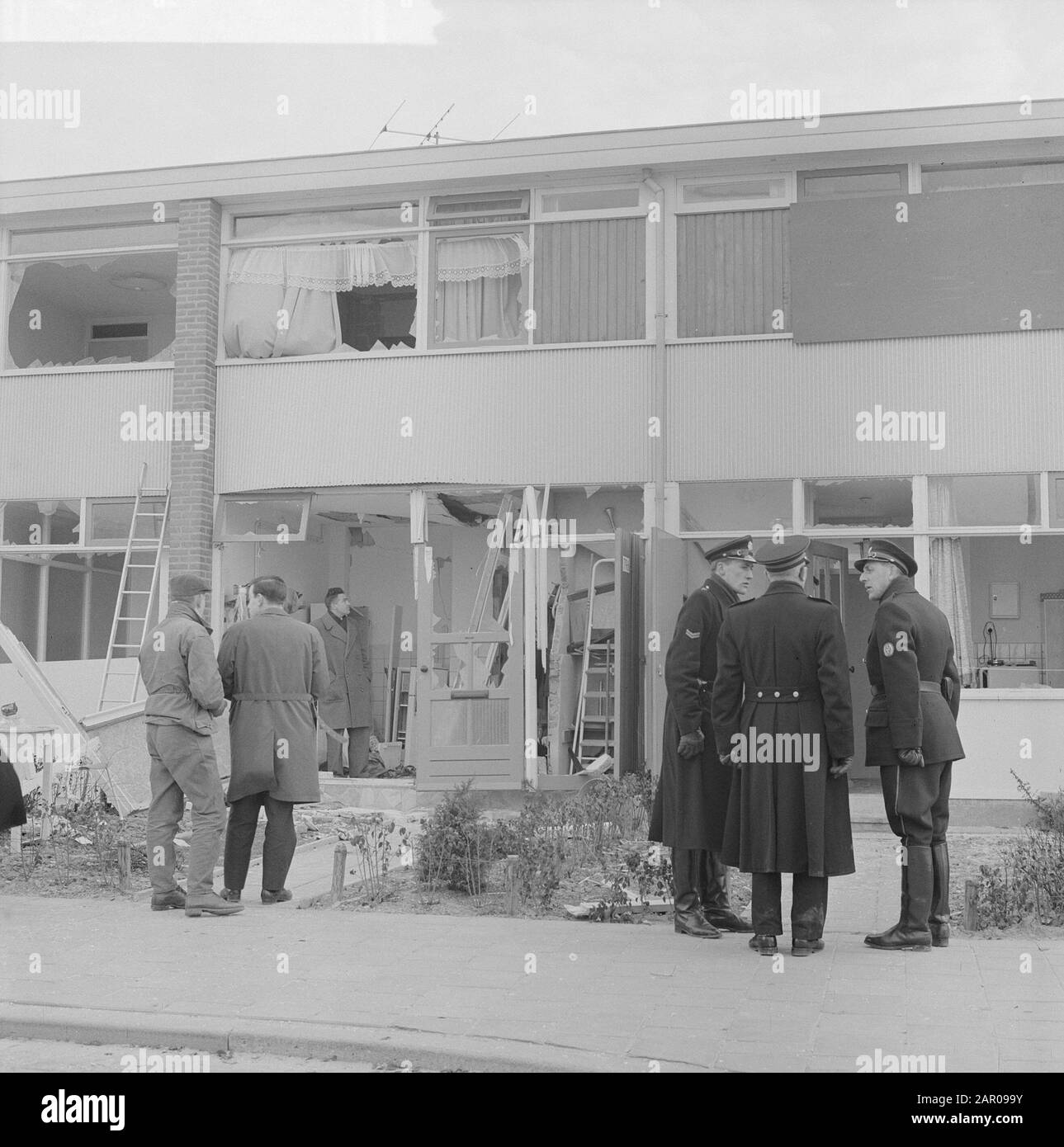 Explosion in Rotterdam at the Molierestraat Date: December 25, 1962 ...