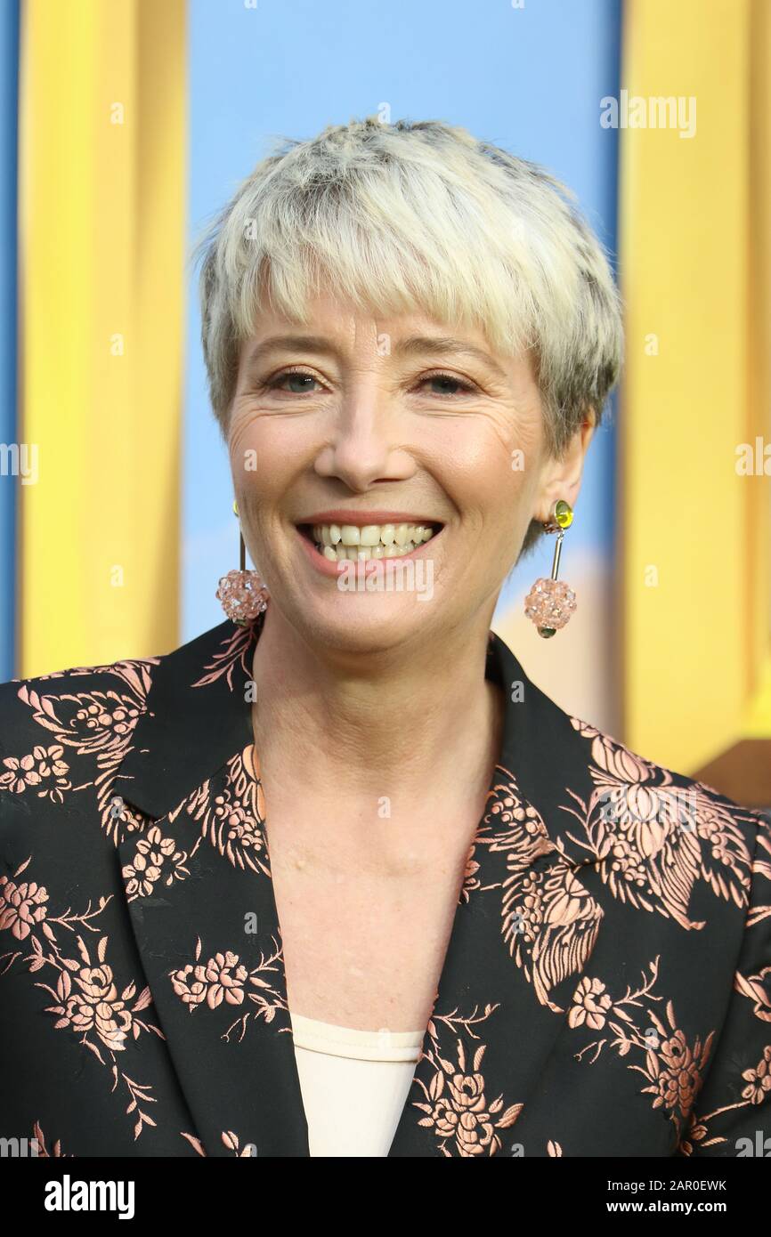 Emma Thompson Dolittle Special Screening Leicester Square London Uk 25 January 2020 Photo By Richard Goldschmidt Stock Photo Alamy