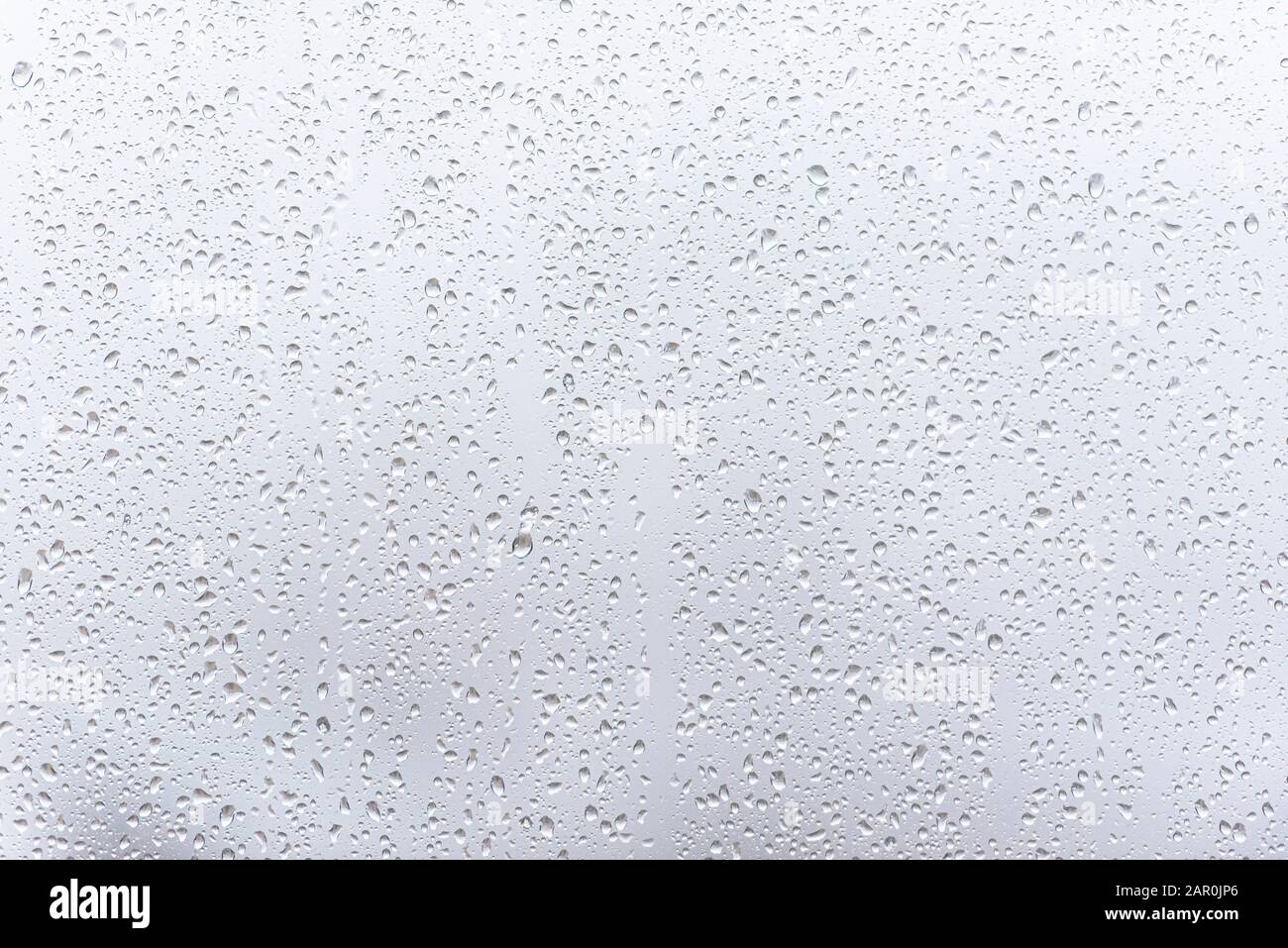 Rain Drops on Window Stock Photo