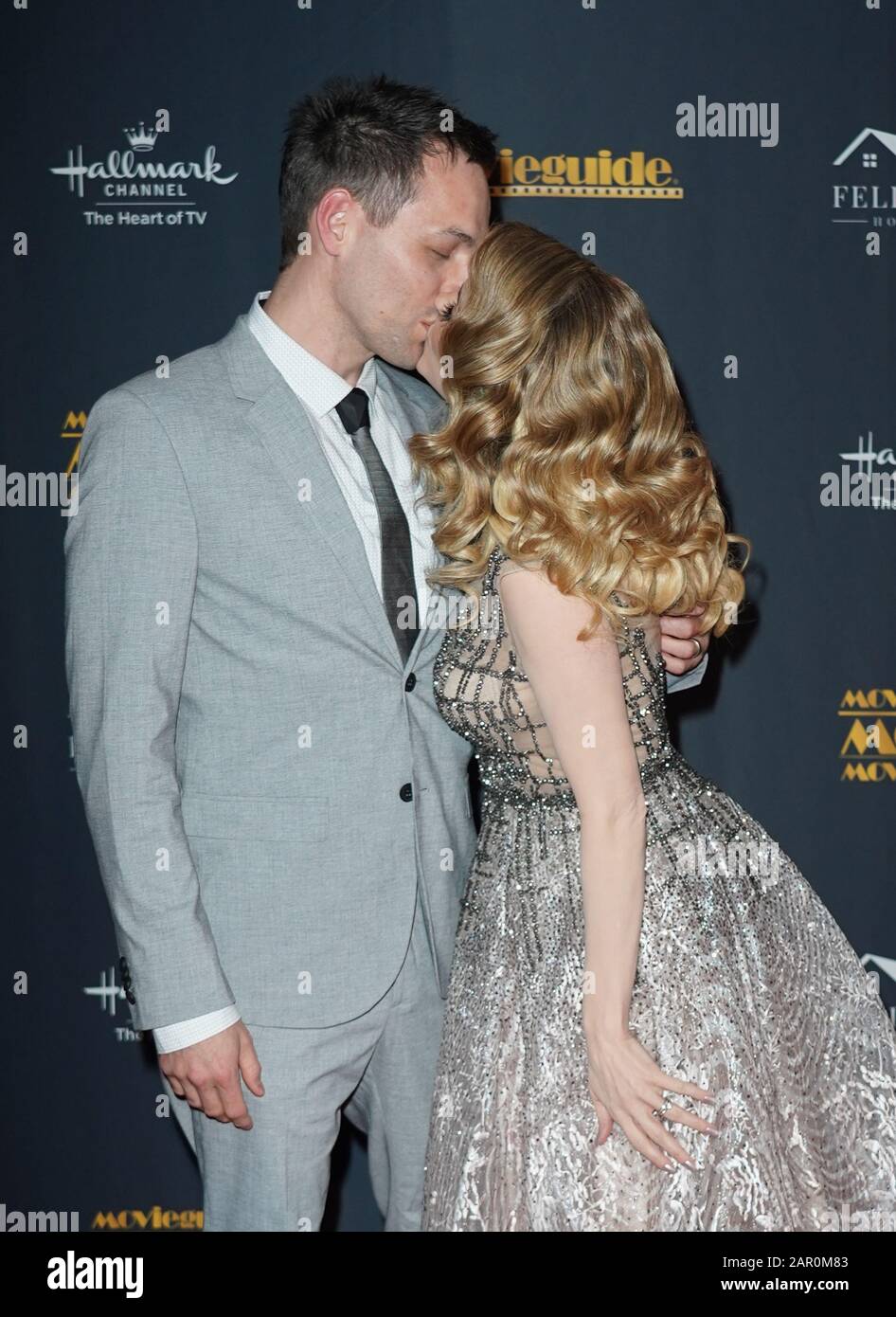 Jason Wayne Hollywood, USA. 24th Jan, 2020. Jen Lilley and Jason Wayne at the 28th ...