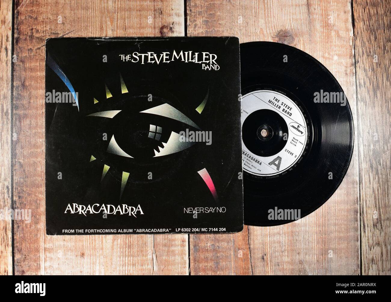 The Steve miller band - Abracadabra 7 inch single Stock Photo - Alamy