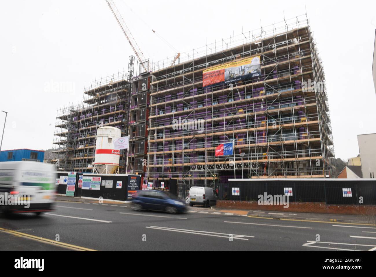 Swansea student flats hires stock photography and images Alamy