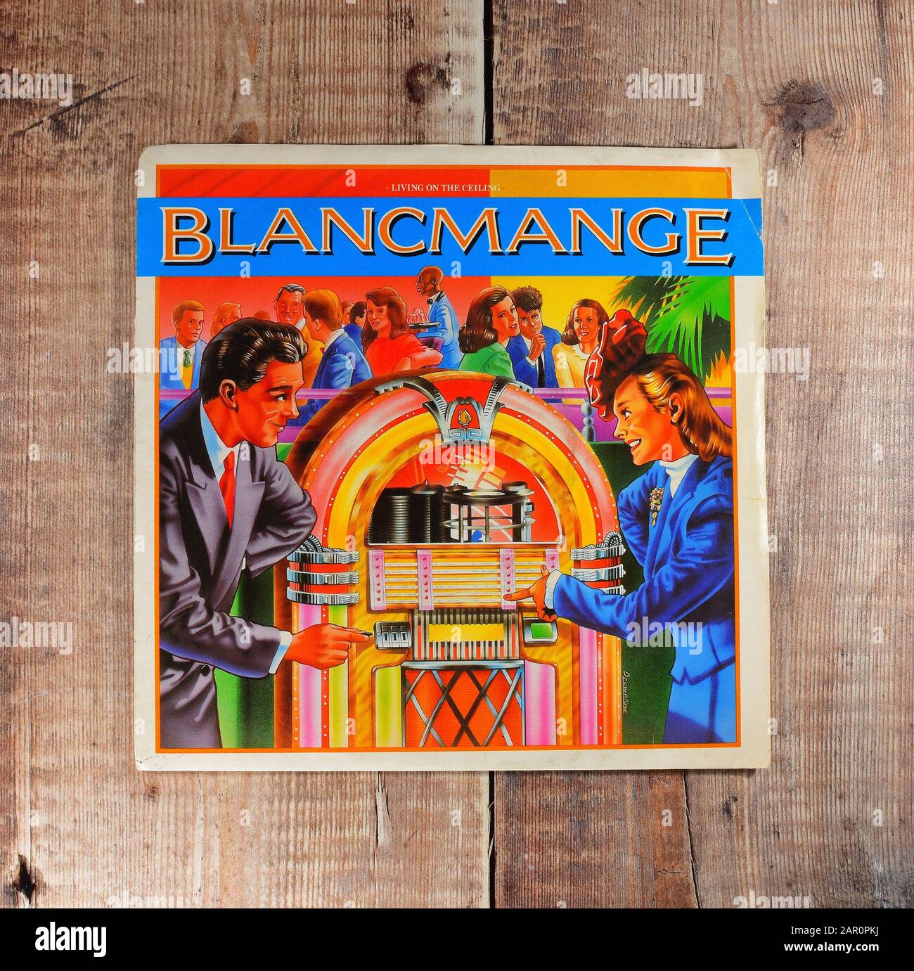 Blancmange Living On The Ceiling 7 Inch Single Stock Photo