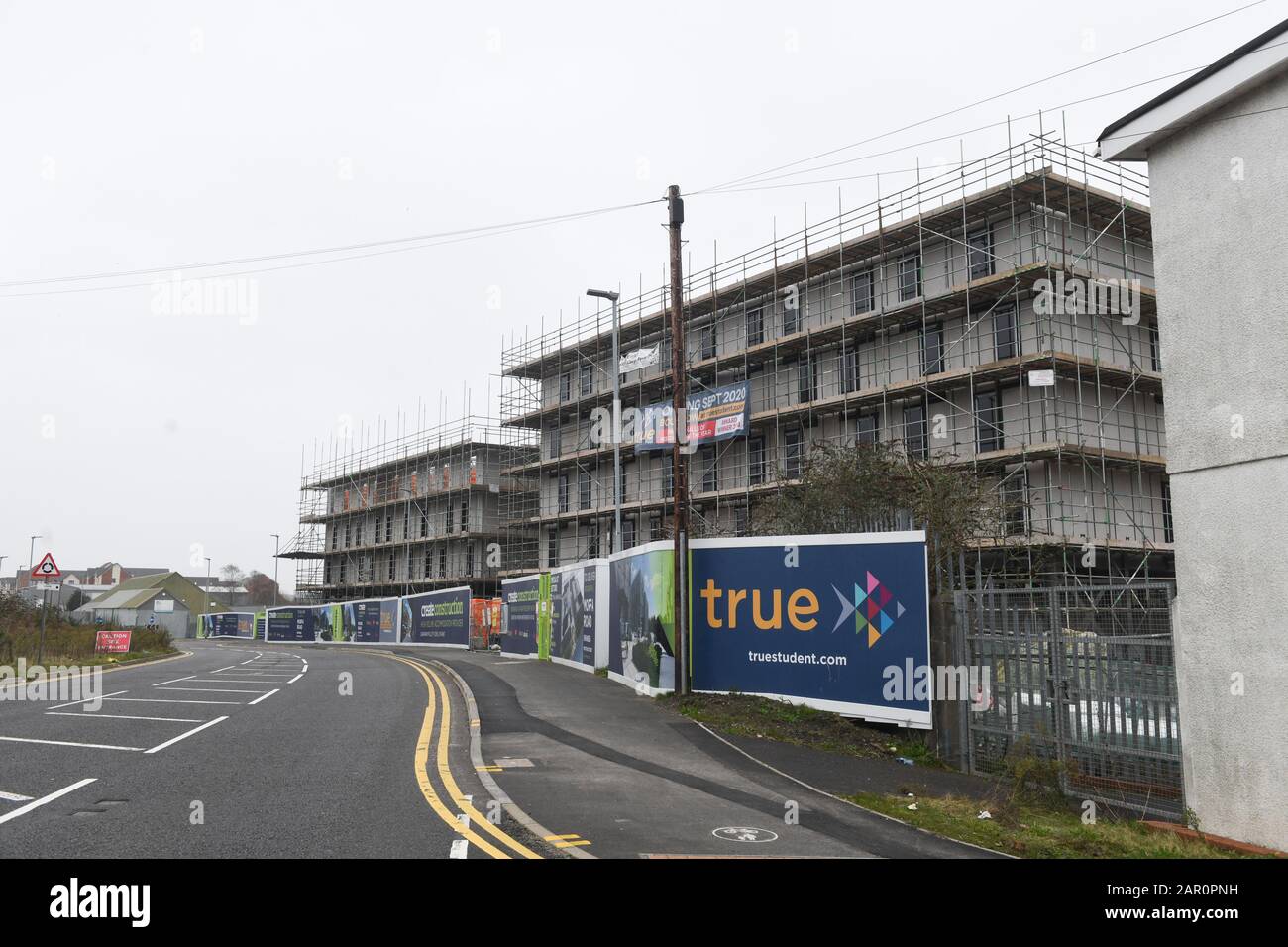 Swansea student flats hires stock photography and images Alamy