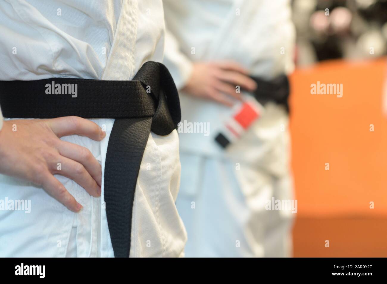black belt karate Stock Photo Alamy