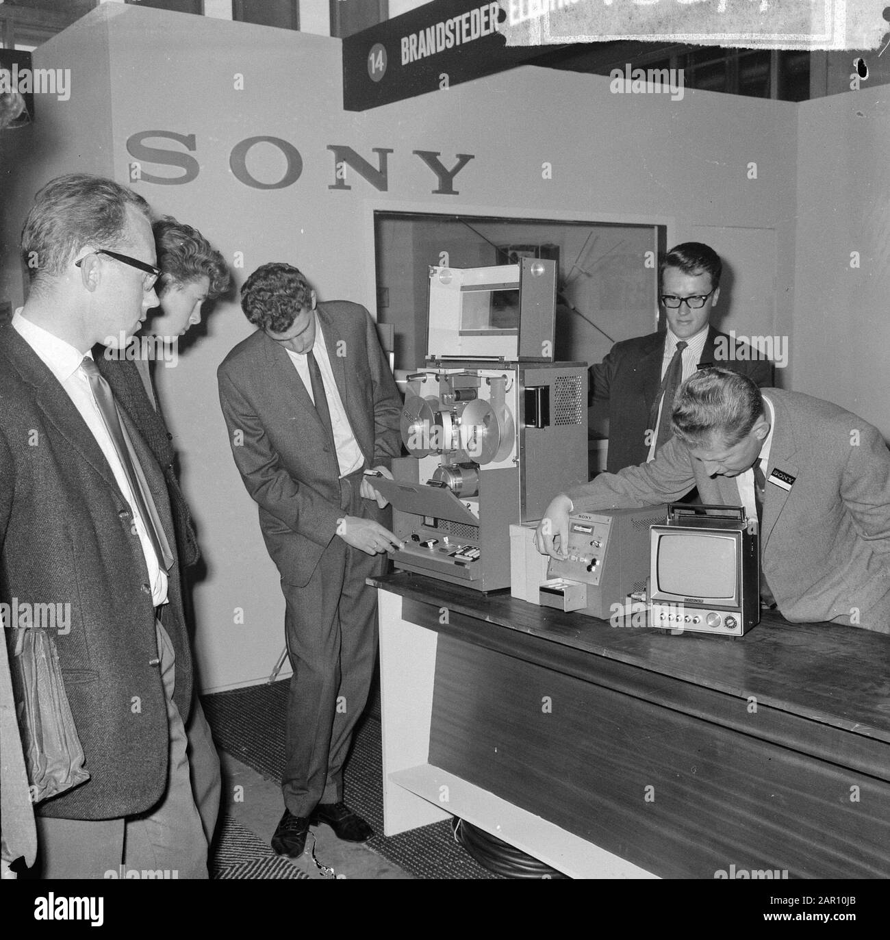 Fiarex 1964 at the RAI in Amsterdam, at the stand of Sony was a lot of