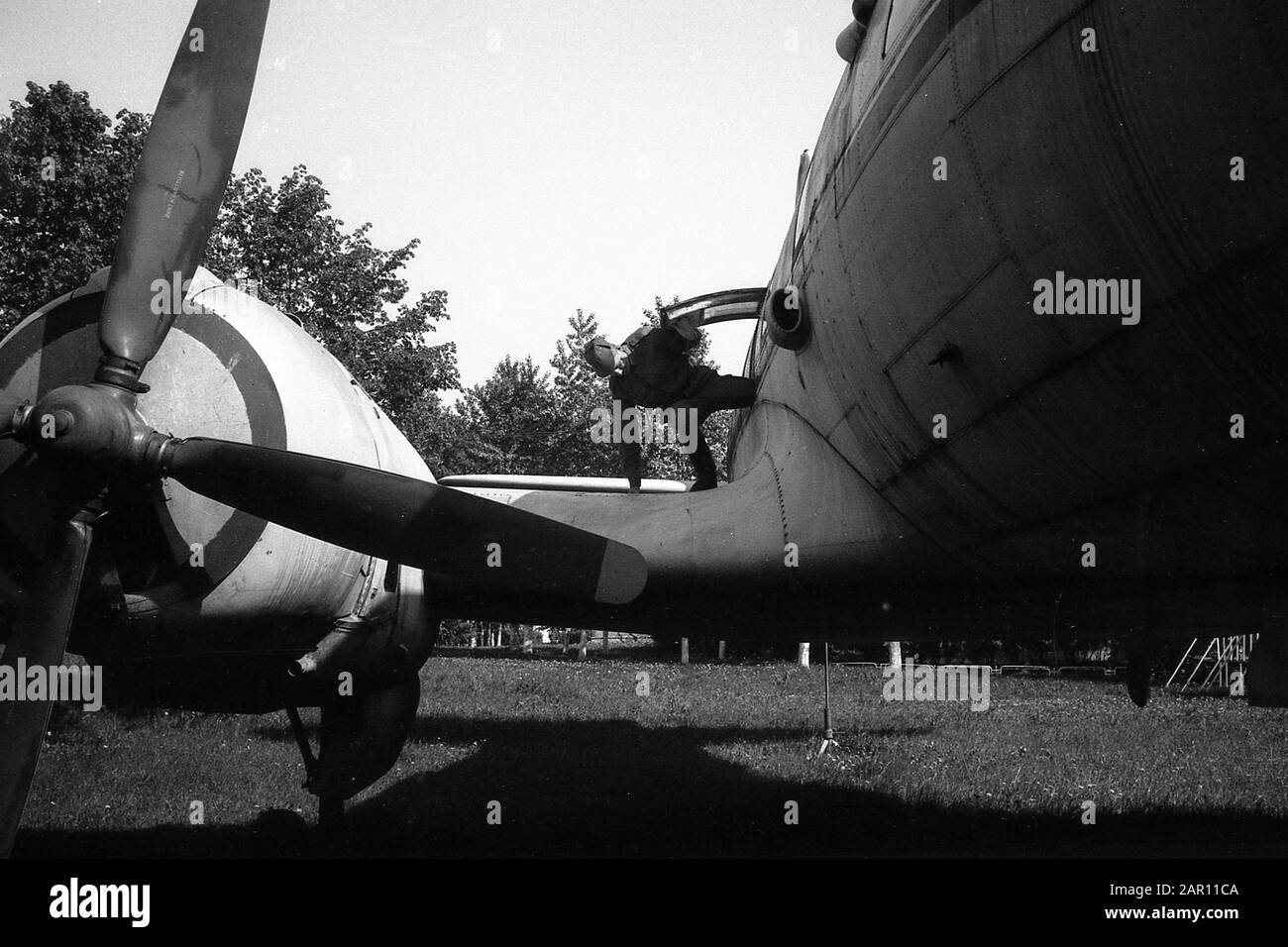 Soviet cargo aircraft Black and White Stock Photos & Images - Alamy