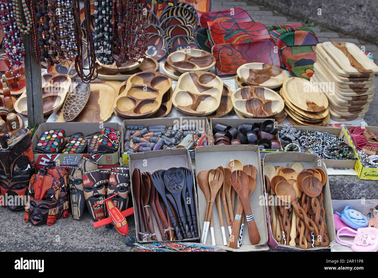 African artwork curios and souvenirs for sale at Scenic Route, Blyde