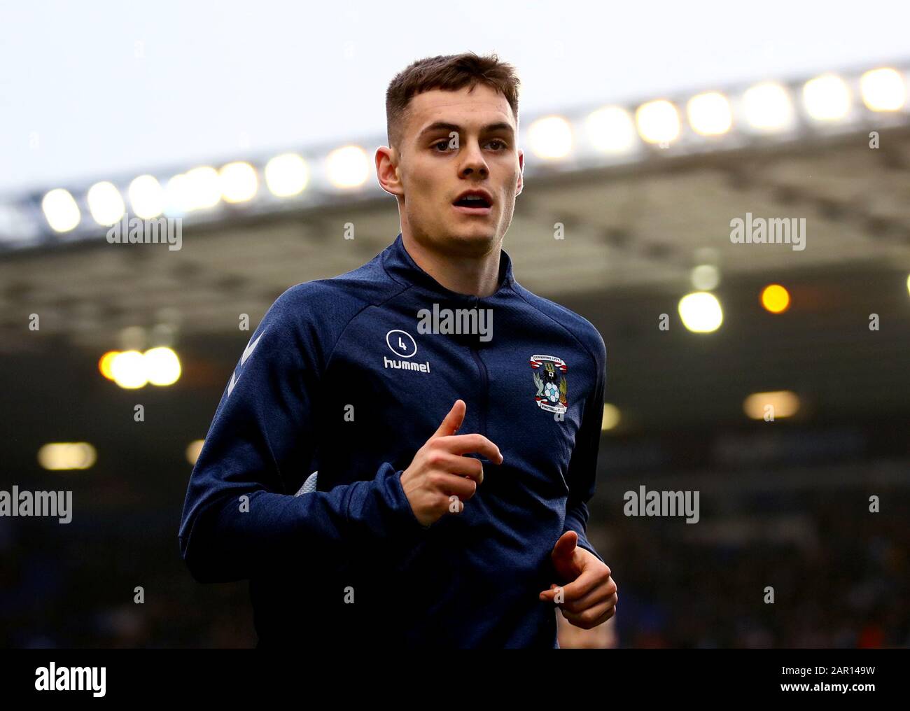 Coventry City's Michael Rose ahead of the FA Cup fourth round match at St Andrew's Trillion Trophy Stadium, Birmingham. Stock Photo