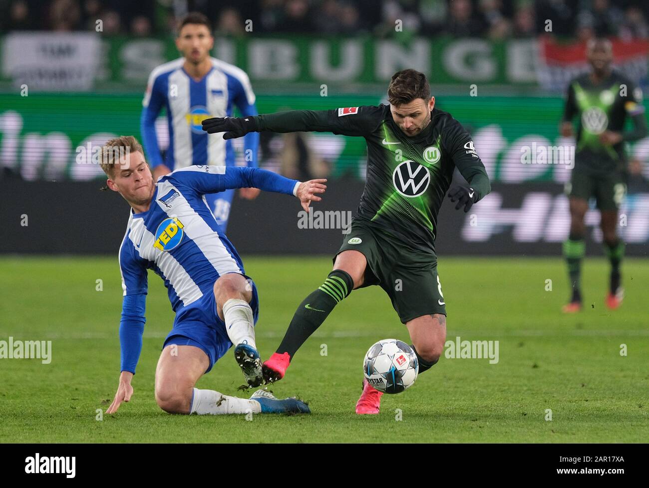Wolfsburg Germany 25th Jan 2020 Football Bundesliga Vfl Wolfsburg Hertha Bsc 19th Matchday In The Volkswagen