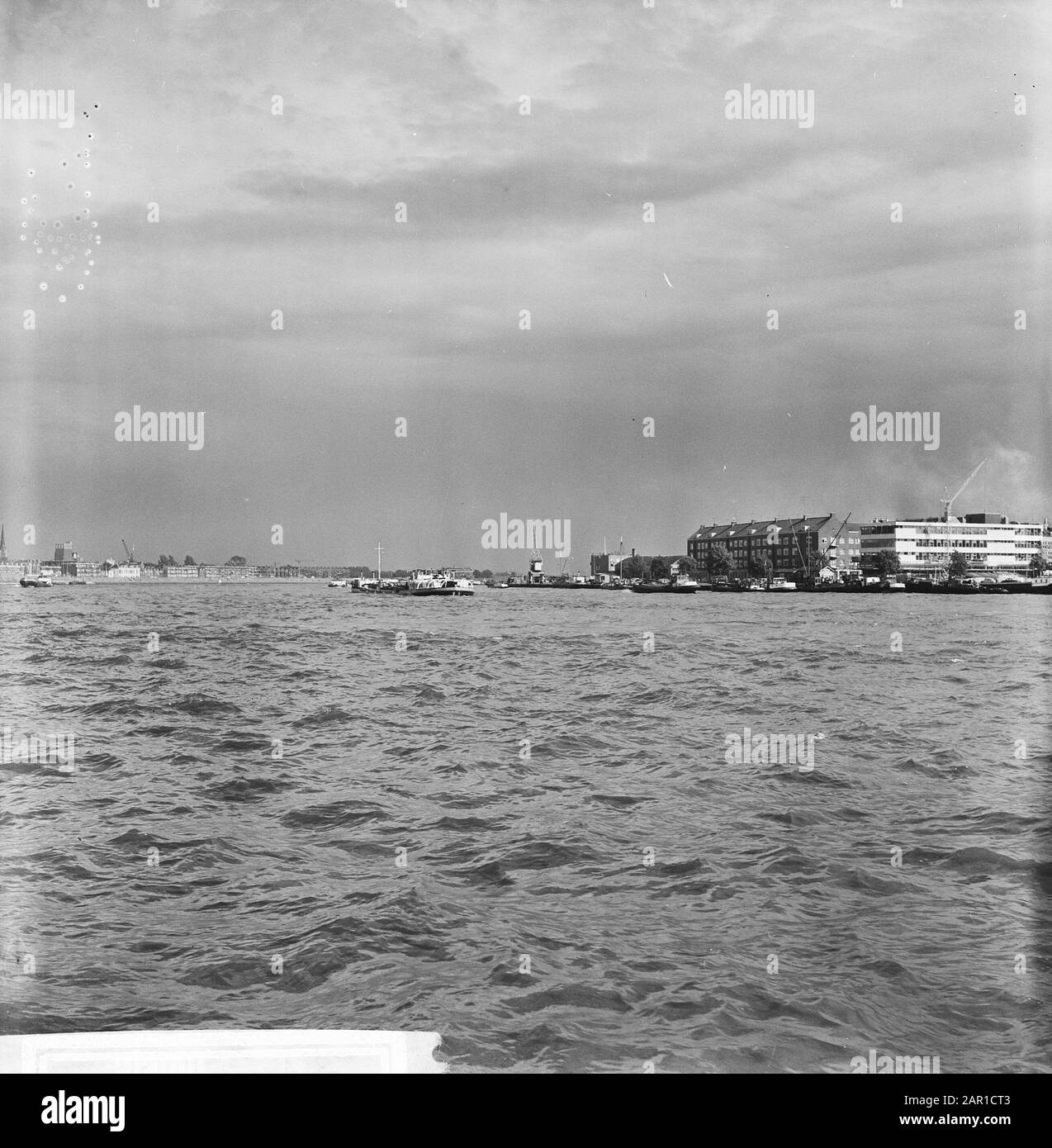 Rotterdam harbour view Black and White Stock Photos & Images - Alamy