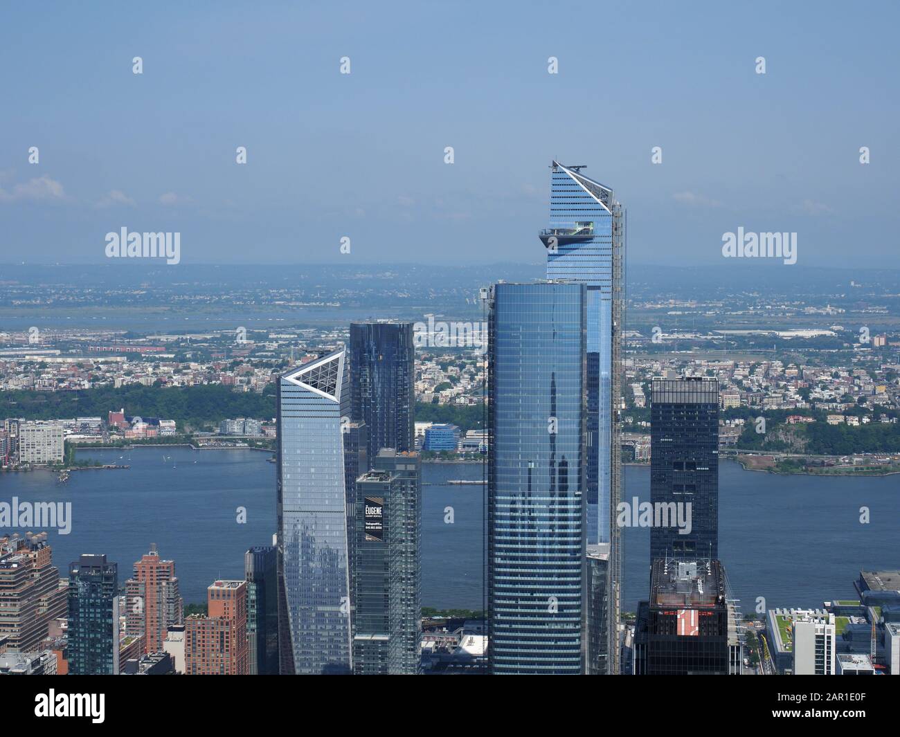 New York, USA - May 31, 2019: View of the '30 Hudson Yards' redevelopment project. Stock Photo