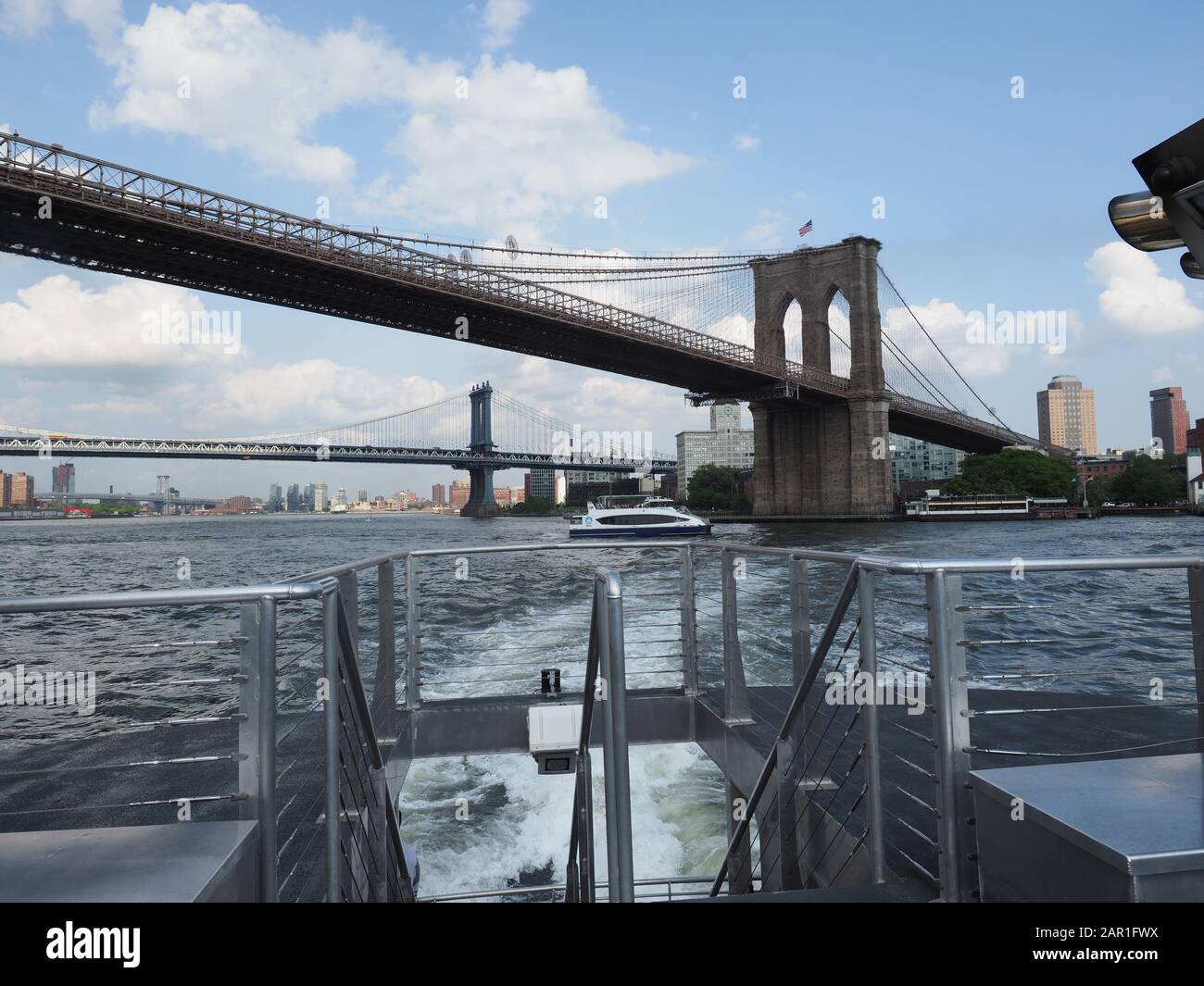 New York, USA May 31, 2019 Image taken from the New York City Ferry