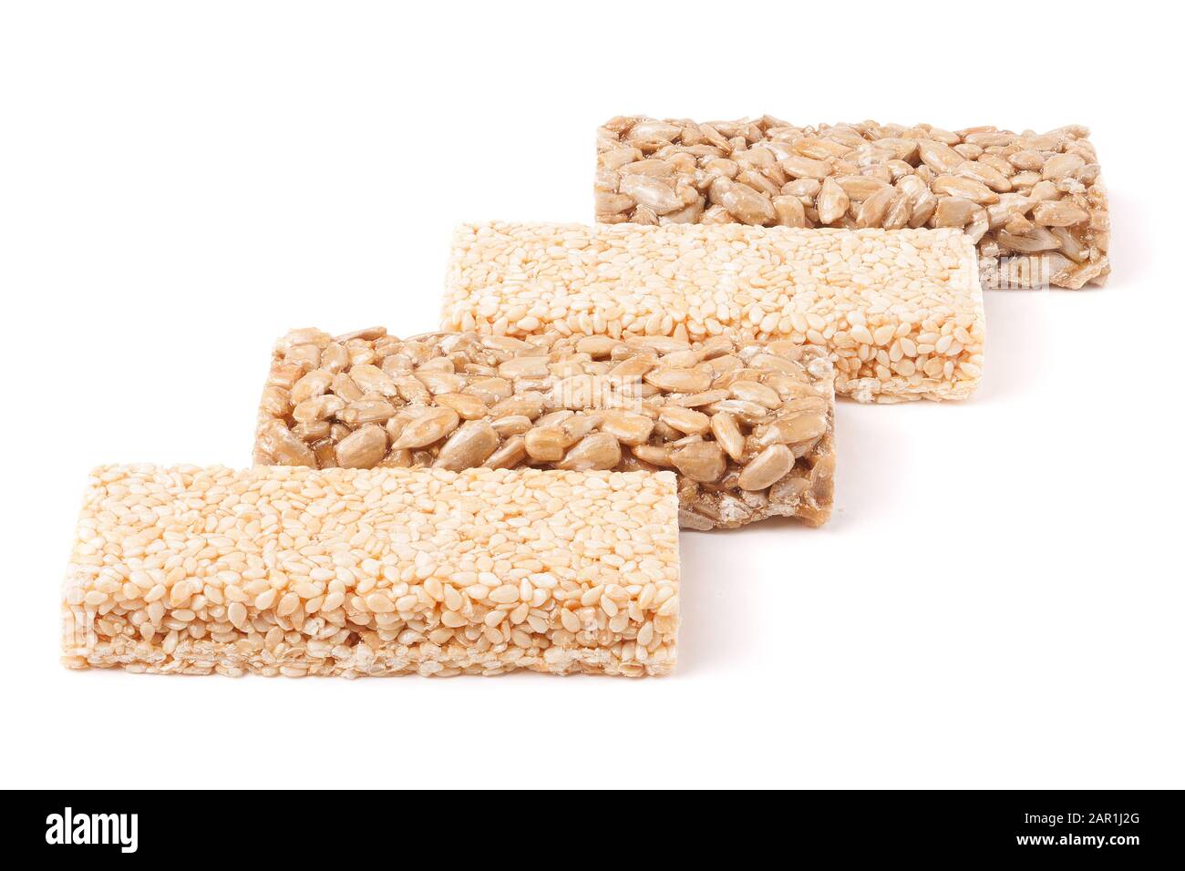 Honey bars with peanuts, sesame and sunflower seeds Stock Photo Alamy