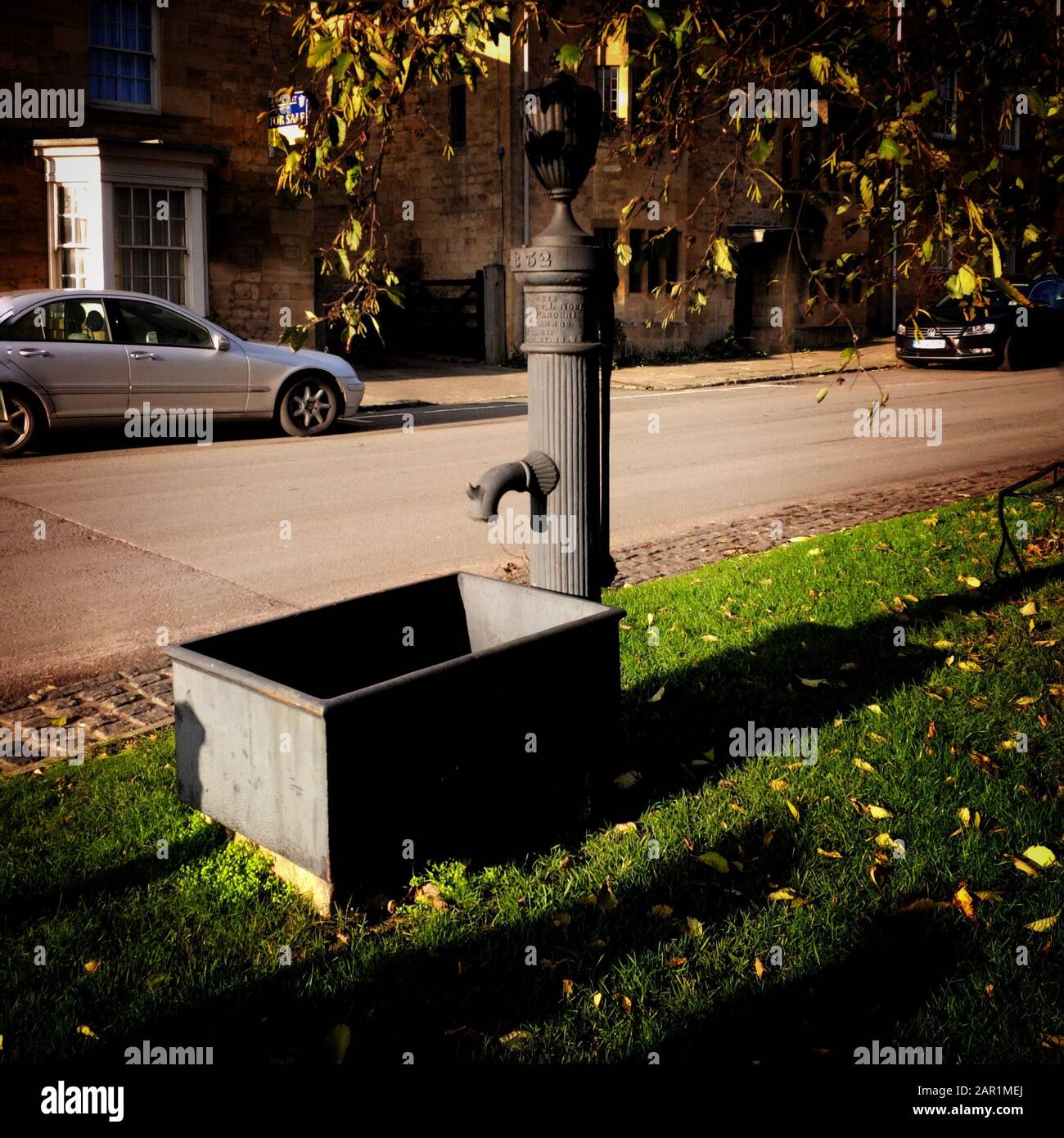 horse drinking trough Stock Photo Alamy