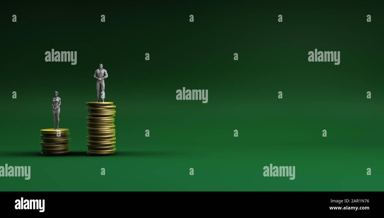 Income Inequality for Economic and Social Challenges Concept Stock Photo