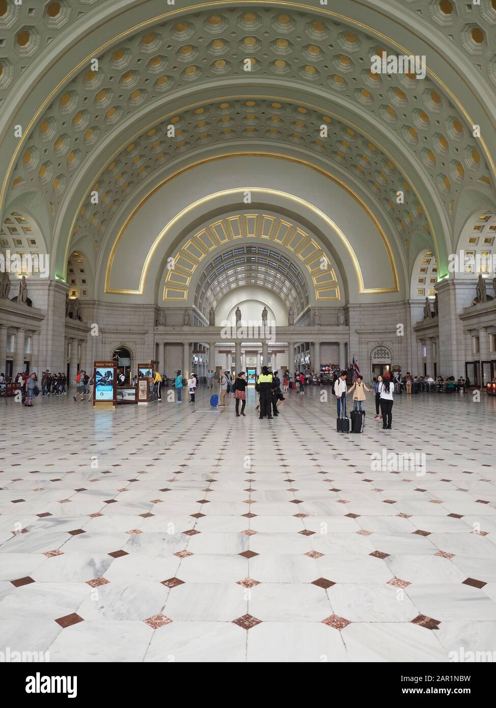 Washington D.C., USA - June 3, 2019: The Great Hall of Union Station in Washington D.C. Stock Photo