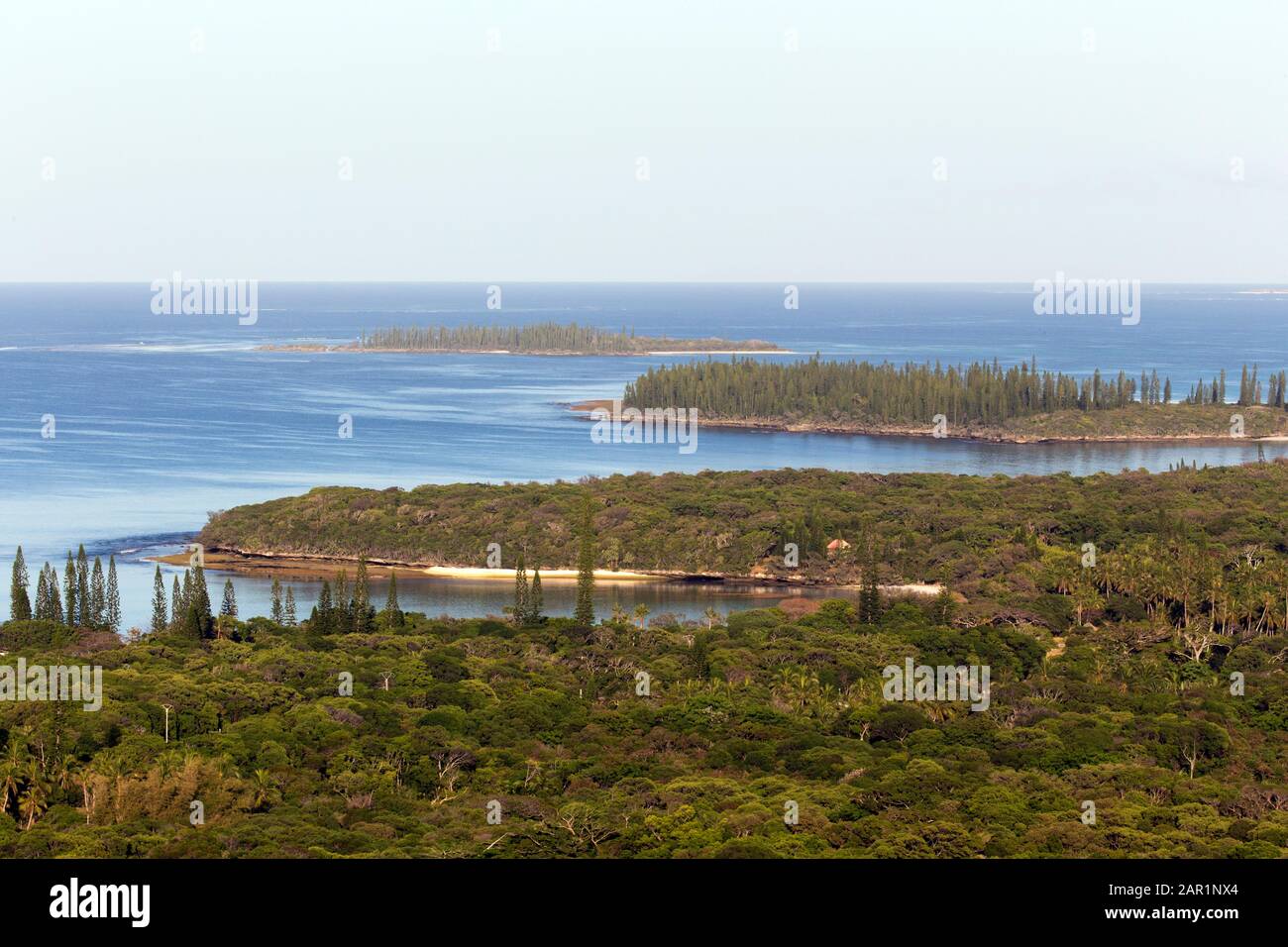 Beautiful view of ile des pins in New Caledonia Stock Photo