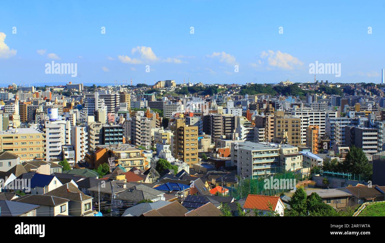 Japan houses and apartments Stock Photo