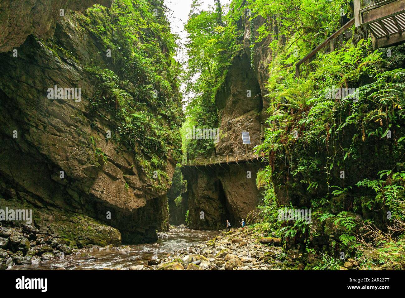 Gorges de Kakuette, Sainte Engrace Stock Photo